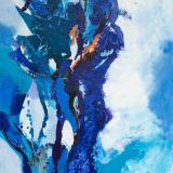Baum in Blau 140 x 100 - 2023